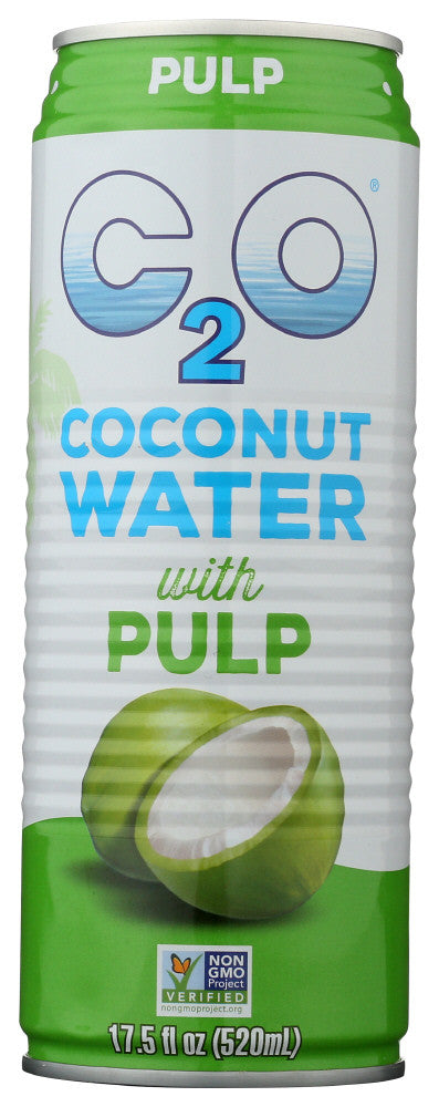 C2O Pure Coconut Water W/Pulp (12x17.5OZ )-0