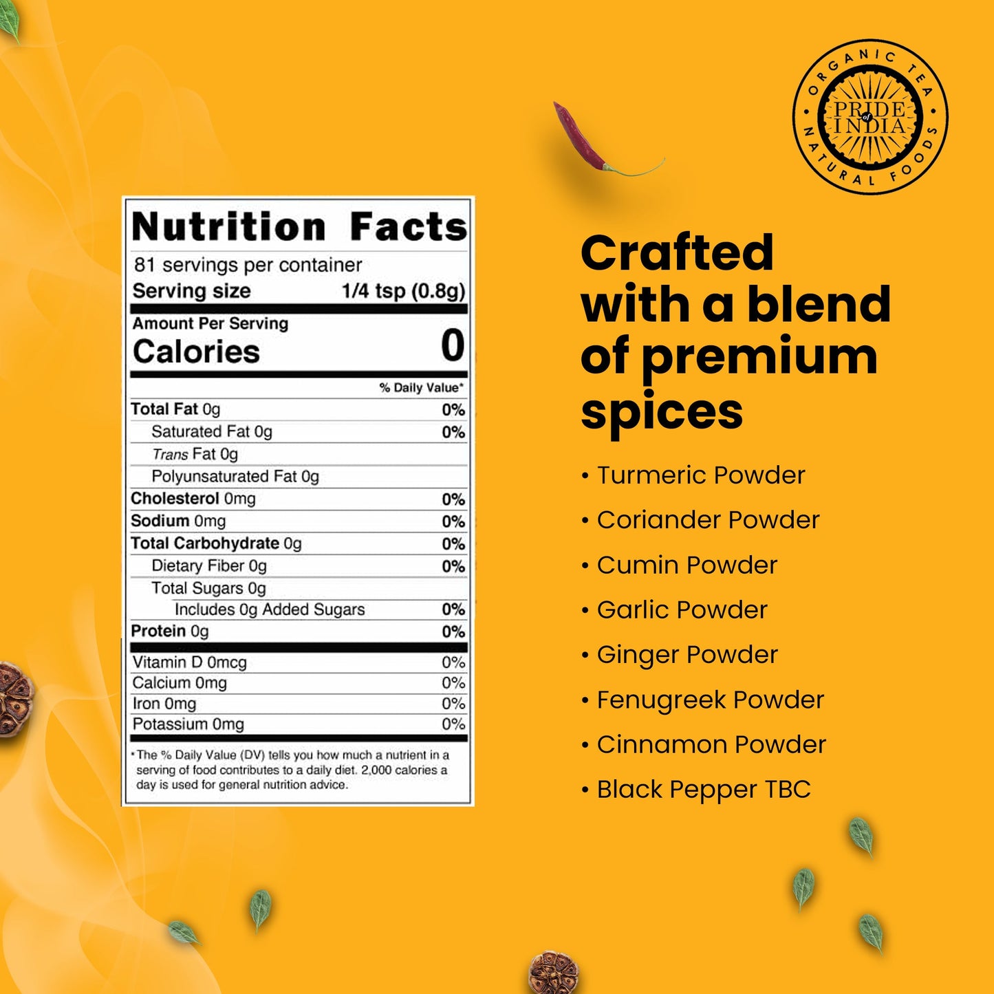 Turmeric Tandoori Rub Seasoning