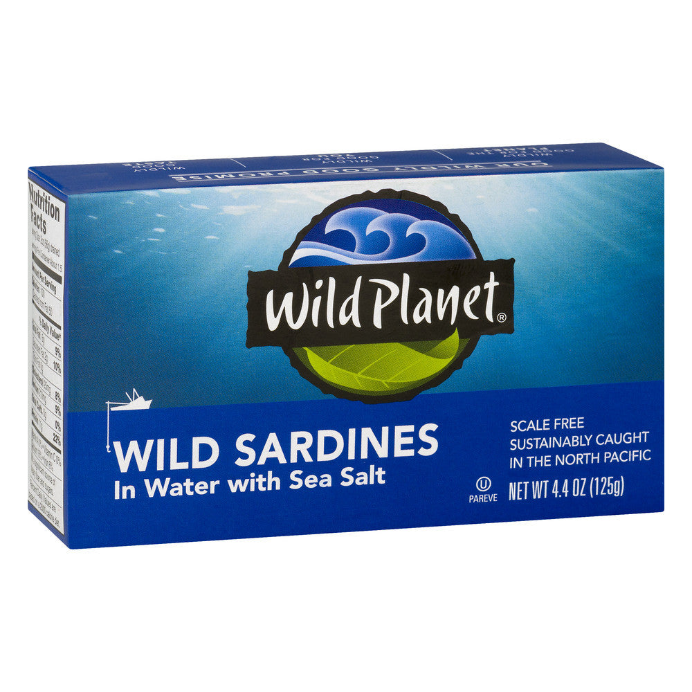 Wild Planet Wild Sardines in Spring Water (12x4.375 Oz)-1