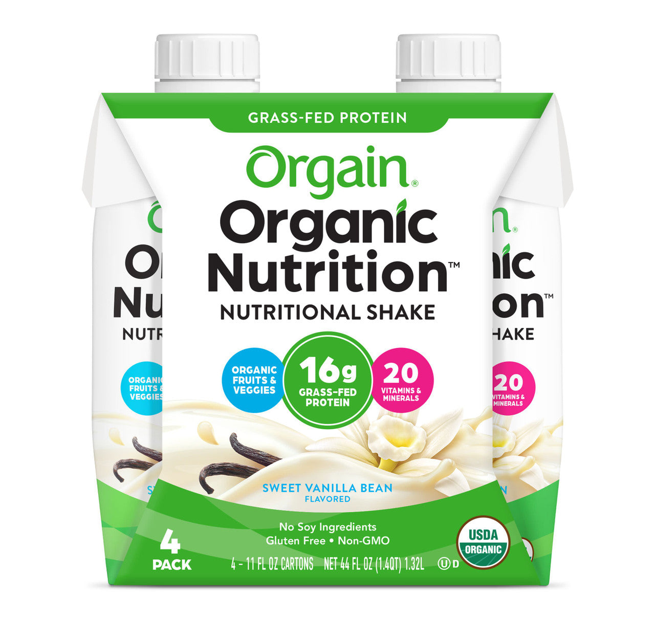 Orgain Sweet Van Bean (3x4Pack )-0