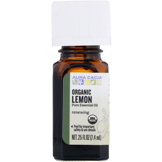 Aura Cacia Lemon Essential Oil (1x0.25Oz)-0