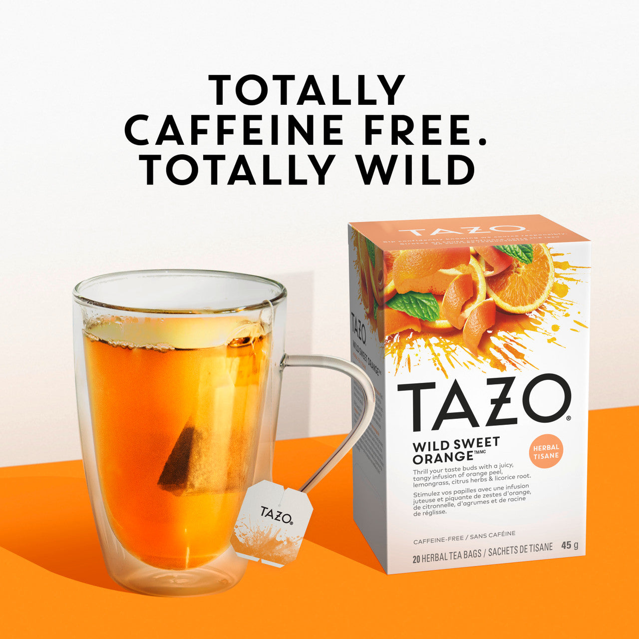 Tazo Tea Herbal Wild Sweet Orange Tea (6x20 Bag)-4