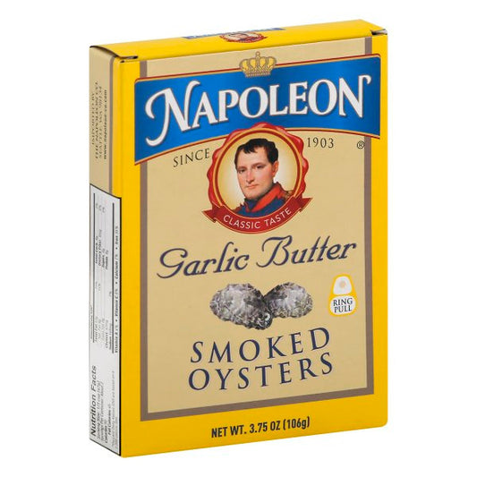 Napoleon Garlic Butter Smoked Oysters (1x3.66 OZ)-0