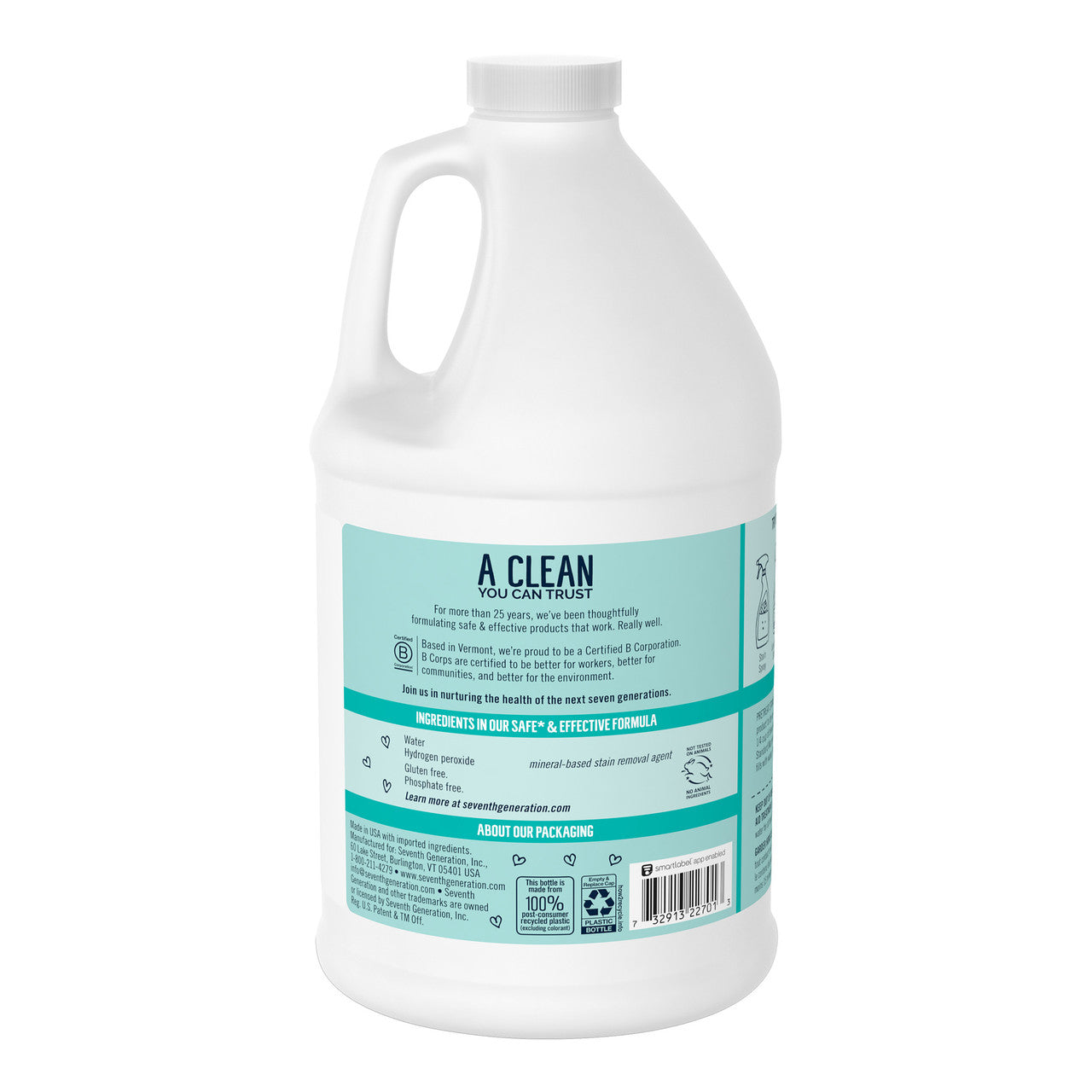 Seventh Generation Free & Clear Ultra Bleach Chlorine Free (6x64 Oz)-7