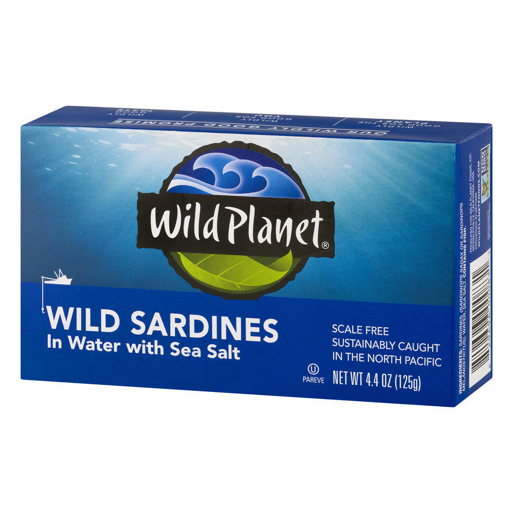 Wild Planet Wild Sardines in Spring Water (12x4.375 Oz)-2