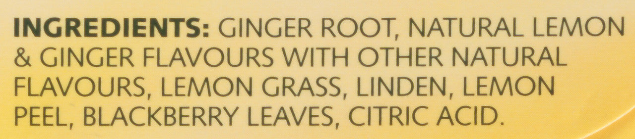 Twinings Lemon & Ginger Tea (6x20 Bag)-6