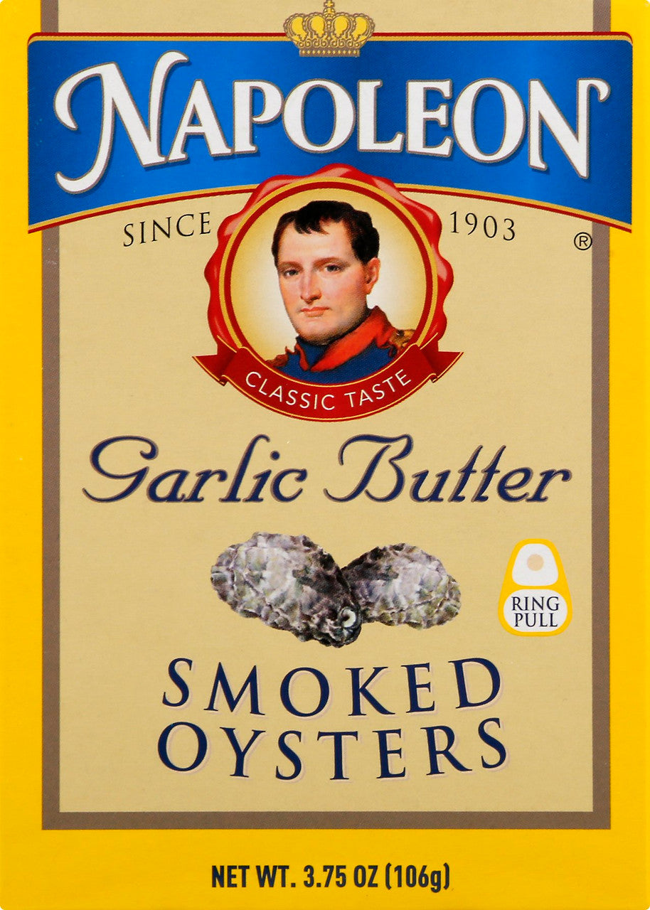 Napoleon Garlic Butter Smoked Oysters (1x3.66 OZ)-1