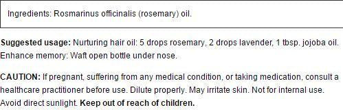 Aura Cacia Rosemary Essential Oil (1x0.5Oz)-1