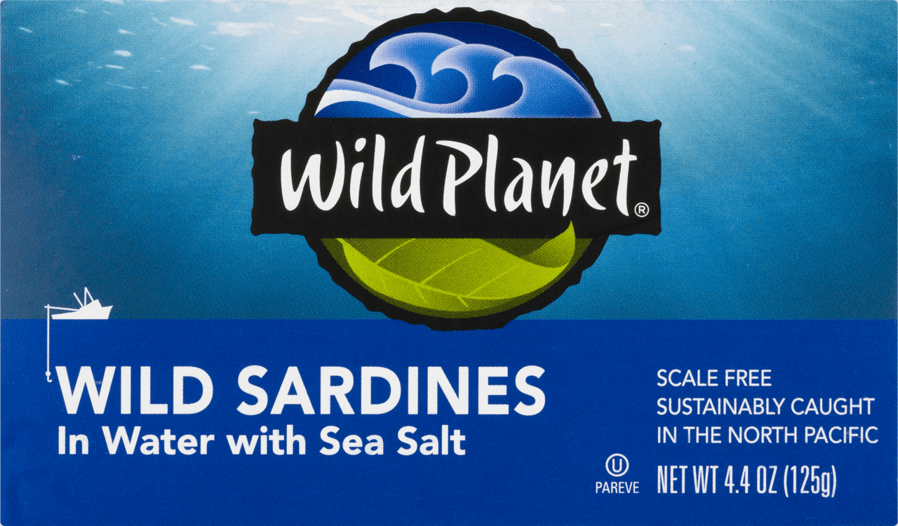 Wild Planet Wild Sardines in Spring Water (12x4.375 Oz)-3